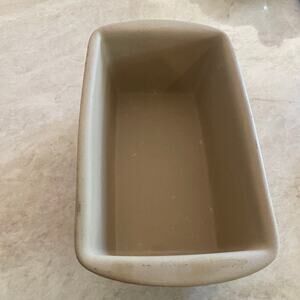 Pampered Chef bread loaf pan stoneware